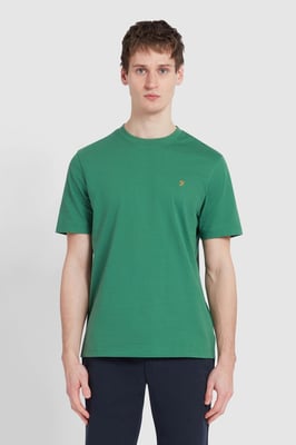 Danny Short Sleeve Tee Regular Green Meadow