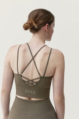 India Sports Bra Top Walnut