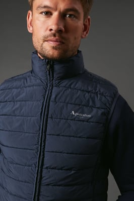 Active Rlg Lightweight Full Zip Padded Gilet Navy