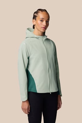 Apex Wind Jacket Dark Green Seafoam Marl