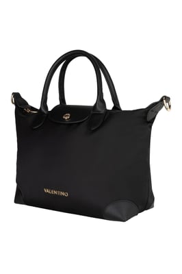 Jenny Nylon Tote with Zip Bag Black