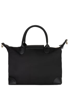 Jenny Nylon Tote with Zip Bag Black