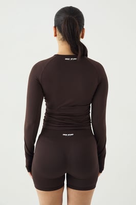 DSGN Studio Sport Contour Seamless Ruched Long Sleeve Top