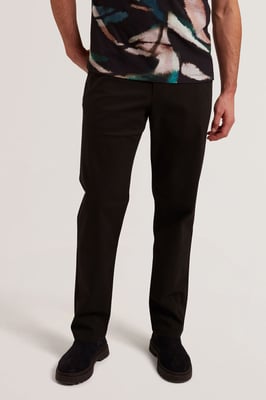 Bernads Reg Fit Chino Black