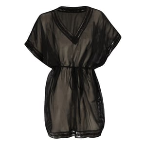 Sarlini Dames tuniek strandjurk polyester chiffon effen