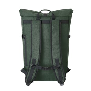 Halfar Cirkel rugzak van gerecycled polyester (Groene Melange)