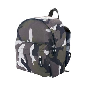 SOLS Rugzak in camouflage voor kinderen/kinderen (Groen)