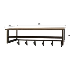 Hoyz kapstok bruno - 30x80x28 cm