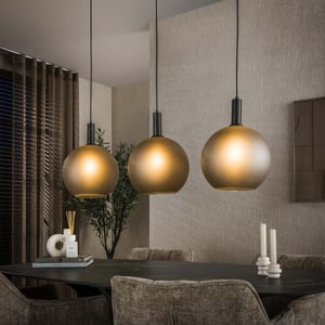 Hoyz hanglamp bubble frosted 3-lichts frosted