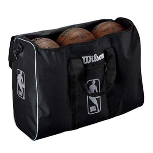 Wilson NBA Authentieke Voetbaltas (Zwart)