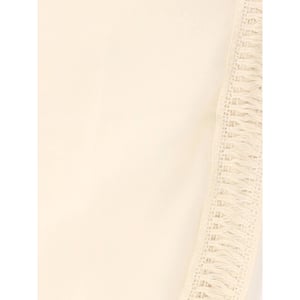Sarlini Dames tuniek strandjurk polyester chiffon effen off-white