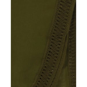 Sarlini Dames tuniek strandjurk polyester chiffon effen kaki
