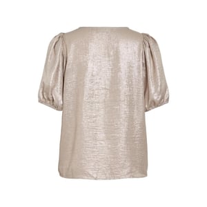 Vila Vimetalla o-neck 24 toprc goudkleurig