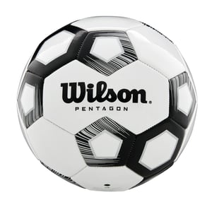 Wilson WTE8527XB Pentagon Voetbal (Wit/zwart)