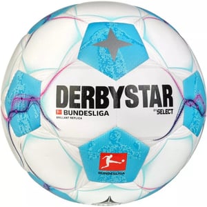 Select Derbystar Bundesliga Brillant Replica V24 Voetbal (Wit/blauw)