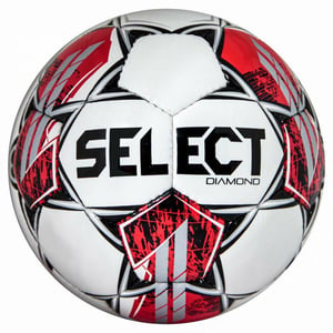 Select Diamond Logo Voetbal (Wit/rood)