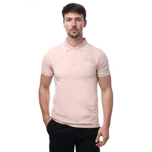 Timberland Kortärmad polotröja med tryck för herrar (Rosa)
