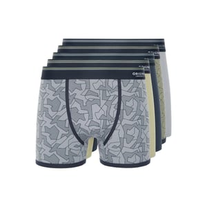 Crosshatch Heren Spherigon Boxershorts (Set van 5) (Groen/blauw)
