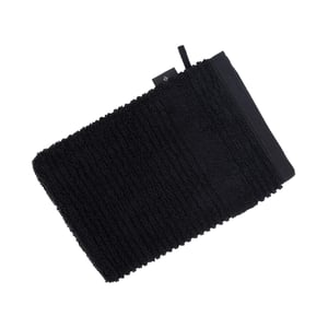 Vossen Morgen Badstof Washandschoen (Zwart)
