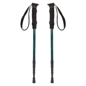 Mountain Warehouse Compact Wandelstok (Verpakking van 2) (Blauwgroen)
