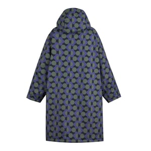Regatta Childrens/Kids Orla Kiely Spotted Changing Robe (Blue/Dark Olive)