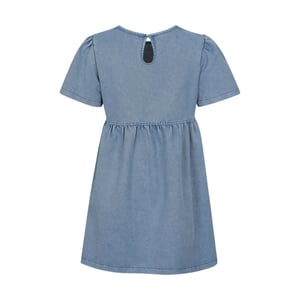 Mountain Warehouse Meisjes Elodie Effen Chambray Midi-jurk (Blauw)