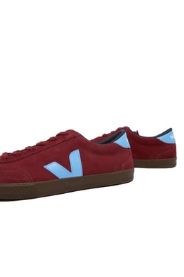VEJA VOLLEY SUEDE TRAINER GRENAT/AQUA/EAGLE