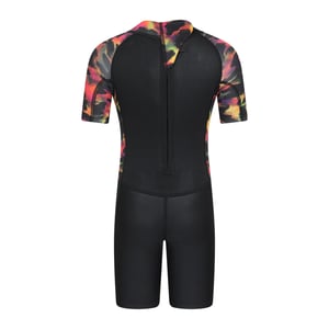 Mountain Warehouse Wetsuit met korte print voor kinderen (Rood)