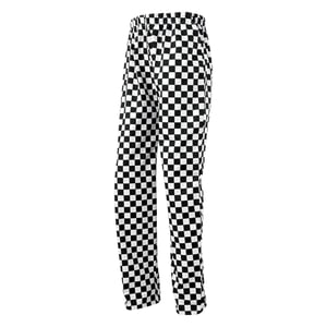 Premier Unisex Adult Essential Chef Broek (Zwart/Wit)