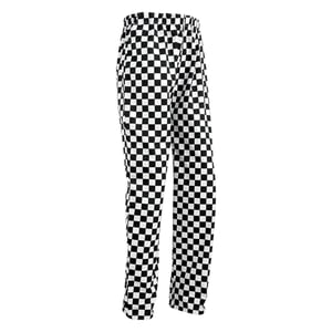 Premier Unisex Adult Essential Chef Broek (Zwart/Wit)