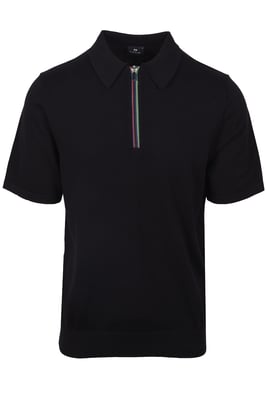 PAUL SMITH SWEATER SS POLO BLACK