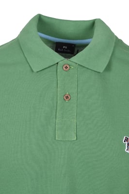 Paul Smith Reg Fit SS Polo Zebra Green