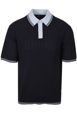 PAUL SMITH SWEATER SS POLO DARK NAVY