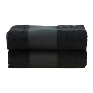 ARTG Print-Me Badhanddoek (Zwart)