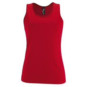SOLS Dames/Dames Sporty Tank Top (Rood)
