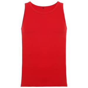 Roly Heren Texas Plain Tank Top (Rood)
