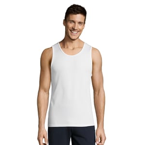 SOLS Heren Sportieve Tank Top (Wit)