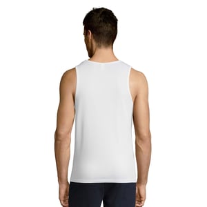 SOLS Heren Sportieve Tank Top (Wit)