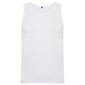 Roly Heren Texas Plain Tank Top (Wit)