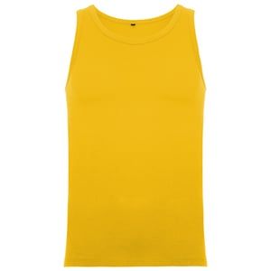 Roly Heren Texas Plain Tank Top (Goudgeel)