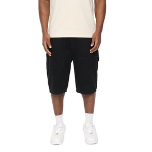 Crosshatch Mens Teleman Denim Shorts (Black)