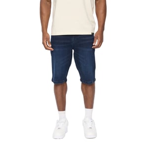 Crosshatch Mens Hammersmith Denim Shorts (Dark Wash)