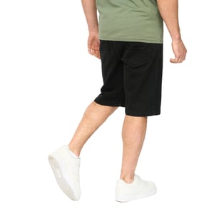 Crosshatch Heren Kamaline Denim Shorts (Zwart wassen)