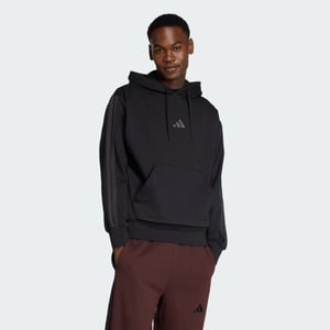 Essentials 3-Stripes Fleece Hoodie