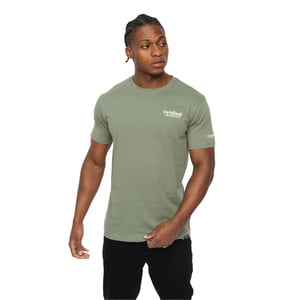 Crosshatch Heren Simtanks T-Shirt (Olijfgroen)