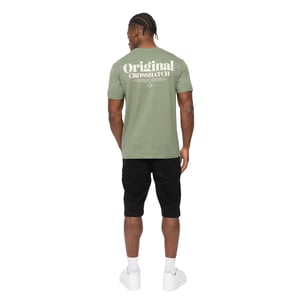 Crosshatch Heren Simtanks T-Shirt (Olijfgroen)