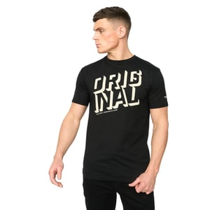 Crosshatch Mannen Protrax Katoenen T-shirt (Zwart)