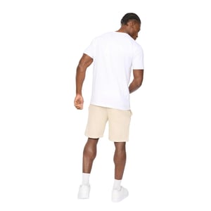 Crosshatch Heren Bardon Katoenen T-Shirt (Wit)