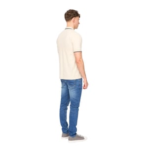 Duck and Cover Heren Wrentham Polo Shirt (Licht Steen)