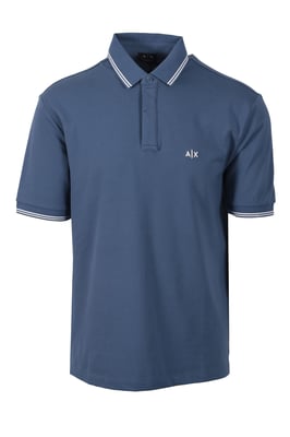 ARMANI EXCHANGE POLO SHIRT CHINA BLUE